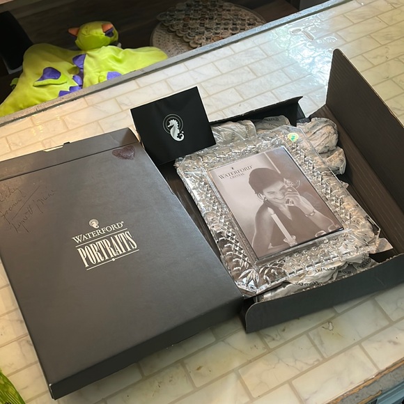 Waterford Crystal Accents New In Box Waterford Crystal Lismore 5x7 Frame Made In Ireland New
